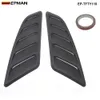 EPMAN Universal Hood Louvers Panelen Luchtstroom Vent Cover Car Dak Decoratieve Intake Hood Scoop 2 Stks EP-TFTY110