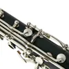 Buffé E11 Ny 17 Nycklar BB Klarinett Högkvalitativ Bakelite Ebony Black Tube Clarinet Musikinstrument med Fodral Gratis frakt
