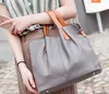 2019 Novas bolsas de couro Moda Contraste Color Primeira camada Bolsa -mãe Bolsa Big Saco de bolsa de bolsa pendurada feminina281W