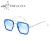 Hurtownia Nowa Mężczyźni Marka Designer Okulary przeciwsłoneczne Tytanowe Okulary Retro Styl Kwadratowy Rama Okulary Słońca UV400 Obiekty z Case and Box