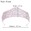 2019 Nieuwe Europese Hot Silver Bride Wedding Crown Accessoires / Explosion Modellen Rose Goud Rhinestone Wedding Crown HeadPieces