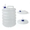 Outdoor-Klappeimer mit Wasserhahn, Auto-PE-Lebensmittelqualität, 5 l, 10 l, 15 l, Trinkwasserbeutel, Camping-Teleskop-Aufbewahrungseimer