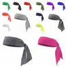 Outdoor Sport Tennis Courir Solide Couleur Pirate Bandeau unisexe entraînement à vélo Bandeau Bandeau hommes Sweatband Party Favor RRA3100