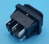 Free Shipping 10Pcs Waterproof Rocker Switch DPDT (ON-OFF-ON) IP65 Rated Black Good Quality