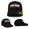 Kobiety Mężczyźni Canvas Haft Oddychające Czapki Snapback Czapka z daszkiem Splicing 5 Kolor Trump Hat Make America Great Great Hats DH0519