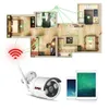 Sistema de Câmera Anspo 8CH Segurança Wireless WiFi Camera Kit IR-Cut Night Vision CCTV Surveillance Home NVR com disco rígido de 1TB