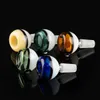 Colorful Bowls for bongs colored big smoking bowl 14mm 18mm thick glass heavy water pipe