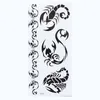Adesivo per tatuaggio temporaneo impermeabile fuoco fiamma totem drago falco adesivi tatto all'henné flash per donne uomini
