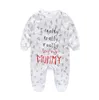 INS de ponta quente do bebê da marca de roupa amo papai Romper Cotton nascido bonito meninas menino mola outono Romper crianças Jumpsuits Designer Infant