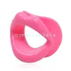 Bondage Silicone oral Gag Toy retenue sexy lèvres rouges bouche bouche ouverte jeu jeu jeu jouer amusant # r56