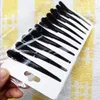 100 sztuk DIY Czarny Metal Single Prience Fryzury Alligator Klip Hair Duży Barrettes nakrycia głowy dla kobiet Styling Tools Hairpin