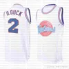 Balck 2 D.DUCK Tune Squad Space 2 Jam Bunny Movie Jersey Michael 23 JD 22 Bill Murray 10 Lola Basketball Jersey ncaa