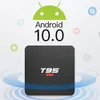 Android 10 T95 Süper Akıllı TV Kutusu Seti Top Allwinner H3 GPU G31 2G 16G WiFi Kablosuz 4K HD Medya Oyuncu X96Q