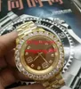 8 relojes de hombre de estilo 44mm 126333 126334 116234 esfera roja Roma bisel con incrustaciones de diamantes reloj automático para hombre relojes de pulsera
