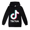 Tik Tok Kids Lange mouw Hoodies Boy / Girl Tops Teen Kids Tiktok Sweatshirt Jas Hooded Jas Katoenen Kleding