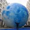 Großhandel 3 m hoch, kostenloser Versand, maßgeschneiderte aufblasbare Ballon-Erde mit LED-Streifen für Hochzeitsfeier-Dekoration