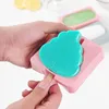 Popsicle molds Ice cream moulds DIY cake food handmade soap heart bear foot cat kitty stripes cute shape