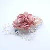 Yeni Güzel İpek Şeridi Renkli Düğün Bilek Çiçeği Gelin Gelinlikler Bilek Korsanları Gelin Bilek Buketleri Kadın Yapay FL4290837