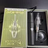 Honeybird Nectar Collector Kits Smoking with 510 Thread Titanium Ceramic Quartz Tip Mini Glass Pipe Oil Rig Dab Bong heat Straw vaporizer