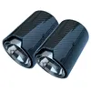1 st Real Carbon Fiber Avgasrördämpare Tips för BMW M Prestanda M2 F87 M3 F80 M4 F82 F83 M5 F10 M6 F12 F13