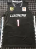 China Lance Stephenson #1 Liaoning Basketball Jerseys Print preto preto personalizado qualquer nome Número 4xl 5xl 6xl Jersey