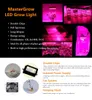 Double Switch Led Grow Lights 900W 600W 실내 온실을위한 채소 및 블룸 모델이있는 전체 스펙트럼 텐트 268o