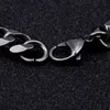 Retro 316 Stainless Steel Brushed Link Chain Bracelets For Men Biker Matte Hand Chain Wrist Wrap Bracelets Cheap Jewelry