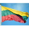 3x5 personalizado da bandeira de Lithuania ft 90x150 cm Amarelo Vermelho Verde 100D poliéster Big lituanos Bandeiras Banners poliéster estampado Bandeira Nacional País