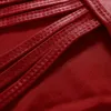 Femmes Sexy Noir Et Rouge Wet Look Dos Nu Bandage Faux Cuir Babydoll Sous-Vêtements Bandage Robe Moulante Body Chemise De Nuit Club Mini Robe