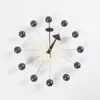 壁の時計Q012装飾時計を時計静かなクォーツ針ファッション木製ボールリビングルームとキッドルーム12989823