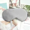 Silke Eye Mask Naturlig Soft Sovande Ögonmask Skuggning Ögon Kåpa Travel EyePatch 12 Färg för att välja HHA-279