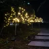 ソーラーガーデンライト装飾的な屋外の太陽の紐の光DIYの花の花火の木、クリスマスパーティーの装飾