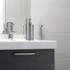 Tam 304 Paslanmaz Çelik Tezgah Lavabo Sıvı Sabun Losyonu Dağıtıcı Pompa Şişeleri Mutfak ve Banyo için 250ml / 8oz 350ml / 11.67oz