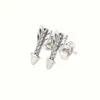New personality fun earrings for Pandora 925 sterling silver shining arrow trend high quality ladies earrings free shipping