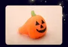 LED silikonowy Halloween Ring Cute Luminous Monster Pierścionki Dyni Palec Ghost Light Cartoon Inteligentne Pierścienie Wakacyjne Party Prezent Wy 485Q-5