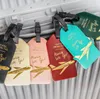 10pcs Travel Accessories Luggage Tags Airplane Printing Pu Suitcase ID Addres Holder Baggage Bag Part