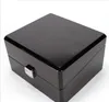 Роскошная деревянная коробка для скамьи сертификат топ подарочный ювелирные украшения браслеты для бронэк -ящики с черным спрей -краской корпус Pillow239s
