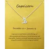 Dogeared 12 Constellation pendentif créatif couleur collier femme clavicule chaîne accessoires bijoux de style européen et américain 7093853