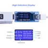 USB Battery Tester DC Digital Voltmeter Power Bank Current Voltage Doctor Charger Capacity Volt Tester Meter Ammeter