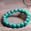 10mm natuurlijke stenen groene turquoise armbanden ronde kralen armband materiaal mannen vrouwen kristal guartz edelsteen sieraden liefde energiegeschenk