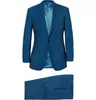 Popular Um Botão Padrinhos Notch Lapela Do Noivo Smoking Padrinhos Melhor Homem Terno Ternos de Casamento Dos Homens Noivo (Jacket + Pants + Tie) B197