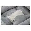 Nieuwe extra groot wasbaar Pet Dog Puppy Cat Bed Cushion Soft Mat Warmer Basket Kleur: Zwart Maat: XL