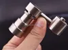 물 오일 장비의 봉 흡연에 대한 4IN1 14mm18mm 남성 여성 폭행 티타늄 네일 SILIKA SIDE ARM DOMELESS 티타늄 손톱