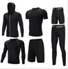 Autumn Men's Fitness Clothes Six New Fast-drying Tights for Men