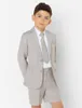 Sommer-Anzüge für kleine Jungen, Abendessen, Smoking für Strand, Hochzeit, Party, Junge, Trauzeugen, Kinder, Kinder, Abschlussball, Anzug, formelle Kleidung, Jacke, Pa2720