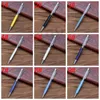 DIY Boş Beyaz Kalem Öğrencileri Doldurulabilir Glitter Yazma Kalemler Renkli Kristal Top Kalem Okulu Ofis İmza Ballpen BH2542 TQQ