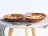 Круглые деревянные тарелки высококачественная деревянная посуда Посуда для торта салата закуски сахара