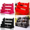 Black Velvet 3-Tier Sieraden Armband Horloge Bangle Display Houder Stand Showcase T-bar Opslag Ketting Bangle Organizer