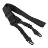 1.4m Nylon Multi-fonction Réglable Deux Points Tactique Fusil Sling Strap Outdoor Airsoft Mount Bungee System Kit