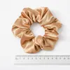 Mulheres Satinvelvet Scrunchie Ponytail Titulares elásticos de fábrica de cabelo sólidos Cabelos de cabelos com cabelos Acessórios 4589210